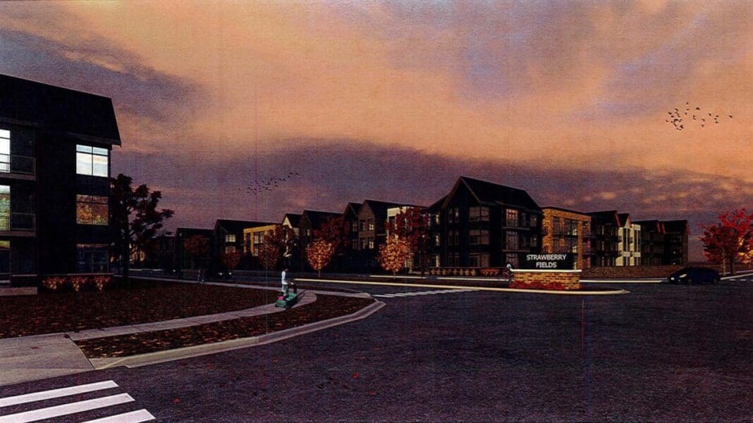 Strawberry Fields project in Kenosha. Rendering: Korb + Associates Architects Strawberry Fields project in Kenosha. Rendering: Korb + Associates Architects
