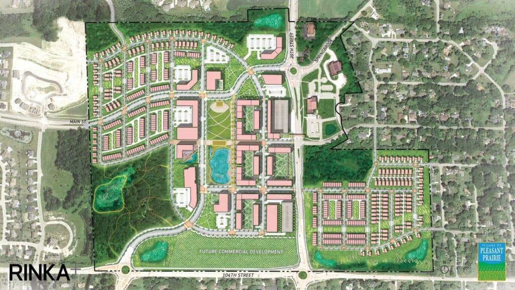 Pleasant Prairie unveils vision for 180acre Village Green Center project