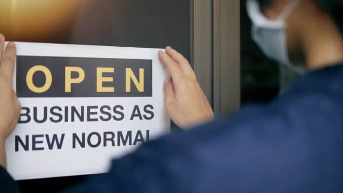 Open for Business as New Normal Open for business