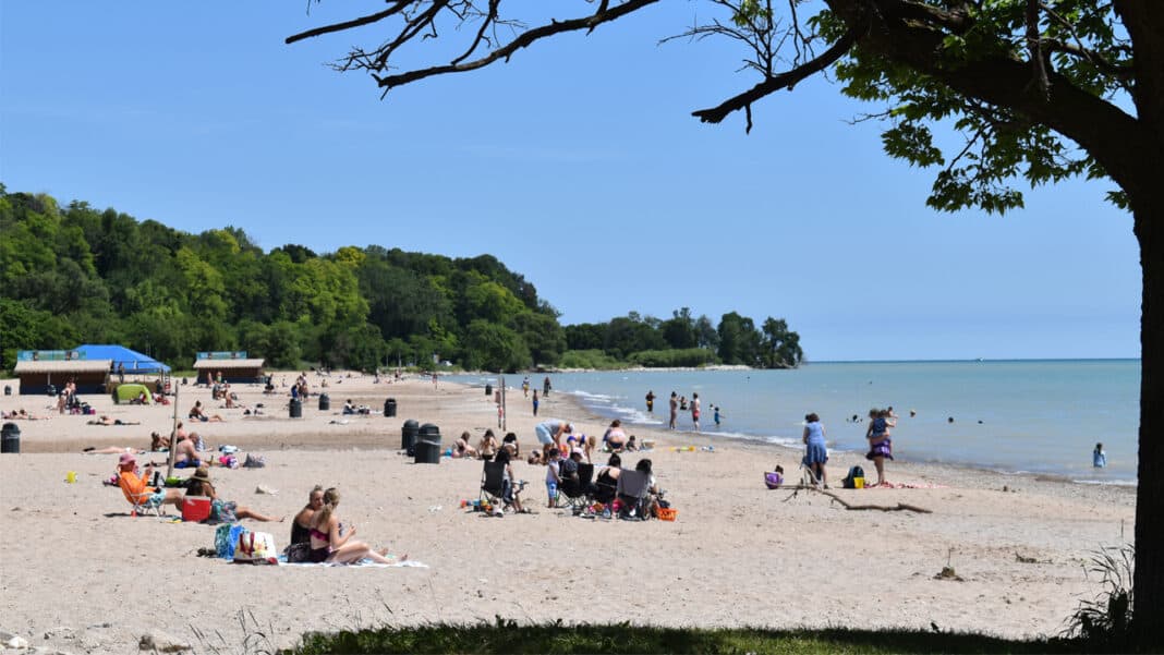 SR-COVID-outlook-Bradford-072020-Landerson Health officials have encouraged visitors at Bradford Beach to spread out and wear masks to mitigate the spread of the coronavirus.
