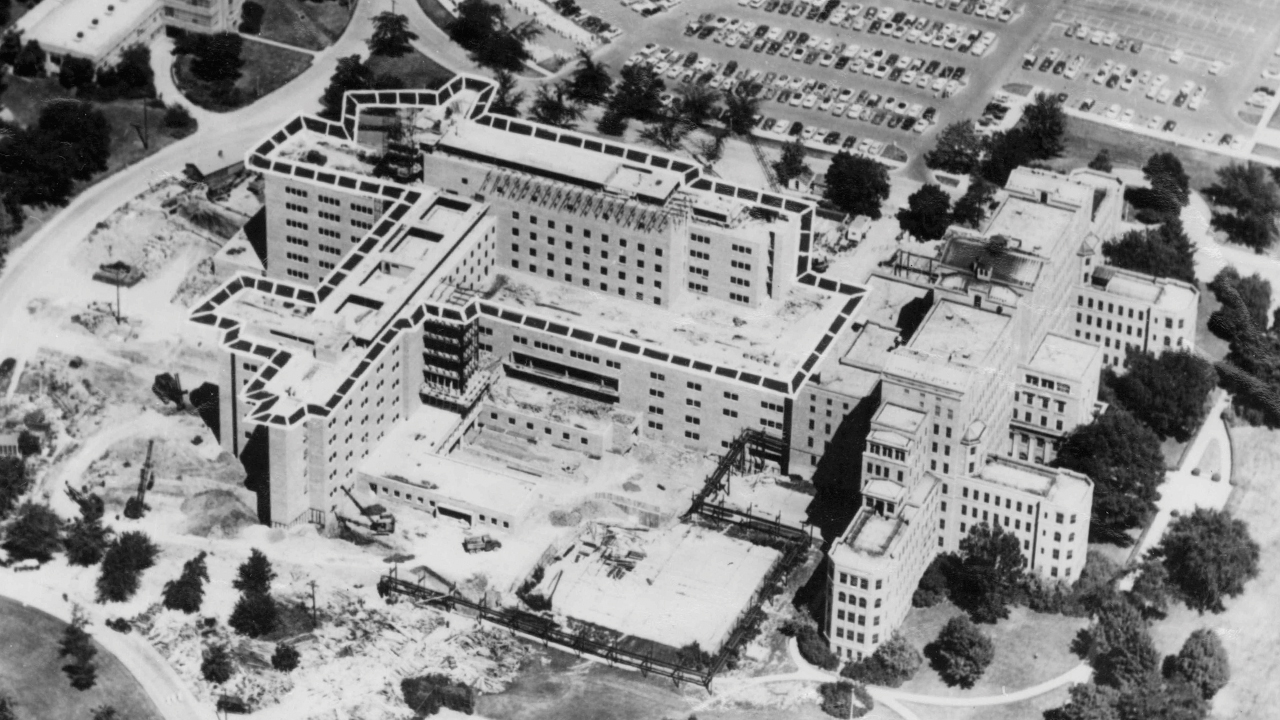 Glance at yesteryear An aerial view of Milwaukee County Hospital